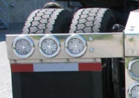 Semi Truck Mud Flap Hanger Light Bars 