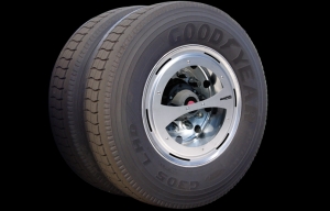Stainless Steel Aero Wheel Cover for 22.5'' all base wheel 
