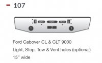 Ford CL Bumper, CLT 9000 Bumper Cabover