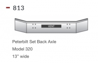 Peterbilt 320 Bumper Set Back Axle