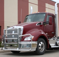 KENWORTH T680 Bumper. Heavy Duty Semi Truck Bumper from ALI ARC. 2 Post Deer Protection Semi Truck Bumper.