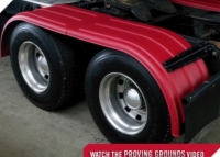 MINIMIZER Fenders.  The Brute Fenders.  MINIMIZER 900 Tandem Axle Poly Fenders. Heavy Duty Semi Truck Fenders. In Stock and Ready To Ship FAST. 