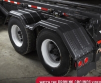 MINIMIZER Fenders.  The Original Fenders.  MINIMIZER 200 Tandem Axle Poly Fenders. Heavy Duty Semi Truck Fenders. In Stock and Ready To Ship FAST. 