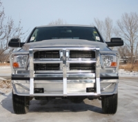 Dodge RAM Bumper. 2500/3500 . 2010-Up.  With Rake.  Super Duty Bumper. Ali Arc Severe Duty Pick Up Truck Bumper. Elite protection. 