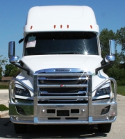 #1 Seller FREIGHTLINER CASCADIA 2018 Bumper.  Heavy Duty Semi Truck Bumper from ALI ARC.  2 Post Moose Protection Semi Truck Bumper.