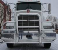                  KENWORTH T800 Bumper. EVOLUTION.  Heavy Duty Semi Truck Bumper from ALI ARC. 4 Post Moose Protection Semi Truck Bumper.