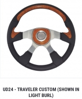 SC Semi Truck Steering Wheel. 18” TRAVELER CUSTOM. 
