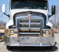             KENWORTH T2000 Bumper. Years 2004 and Below Heavy Duty Semi Truck Bumper from ALI ARC. 2 Post Deer Protection Semi Truck Bumper.