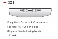 Freightliner Bumper Cabover & Conventional February 15, 1984 and older