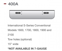 International S-Series Bumper 1600, 1700, 1800, 1900 and 2100 Conventional Models 
