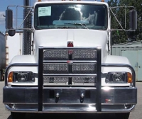 KENWORTH T300 Bumper. Heavy Duty Semi Truck Bumper from ALI ARC. 2 Post Deer Protection Semi Truck Bumper.