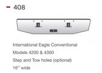 International Eagle 4200 Bumper, 4300 Bumper Conventional 