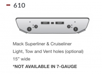 Mack Superliner Bumper, Cruiseliner Bumper