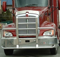 KENWORTH T660 Bumper. Heavy Duty Semi Truck Bumper from ALI ARC. 2 Post Deer Protection Semi Truck Bumper.