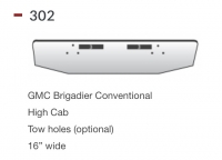 GMC Brigadier Bumper Conventional High Cab