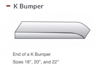 Semi Truck Chrome Bumper 18” Rolled Ends