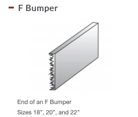 Semi Truck Chrome Bumper 18” Flamed Box Ends
