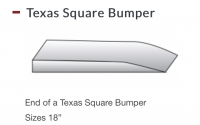 Semi Truck Chrome Bumper 18â€ Texas Rolled Ends