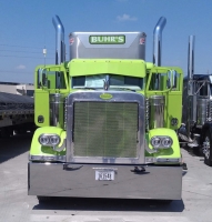   Blind Mount 304 Stainless Chrome Semi Truck Bumpers. 7 Guage Lincoln Chrome Elite. 