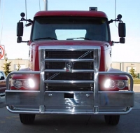 VOLVO VHD Bumper. Heavy Duty Semi Truck Bumper from ALI ARC. 2 Post Deer Protection Semi Truck Bumper.