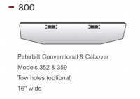 Peterbilt 352, 359 Bumper Conventional & Cabover 