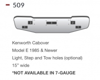 Kenworth Model E Bumper Cabover 1985 & Newer