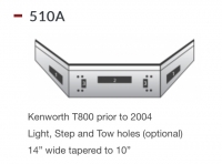 Kenworth T800 Bumper prior to 2004