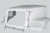 Volvo White Hood | Volvo GMC Hood | Medium Hood | Semi Truck Hood | 32 Chrome Shop Inc. 