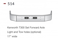 Kenworth T300 Bumper Set Forward Axle