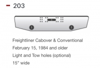 Freightliner Bumper Cabover & Conventional February 15, 1984 and older