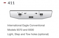 International Eagle 9370 Bumper, 9300 Bumper Conventional