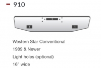 Western Star Bumper Conventional 1989 & Newer